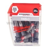 Milwaukee Shockwave Impact Duty torx bit T25x25 mm - 25 db