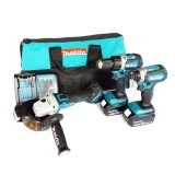 Makita DLX3125TX1 akkus szett 18V LXT BL XPT (DDF484 + DTD153 + DGA506 +2xBL1850B + 1xDC18RC +Táska)