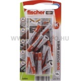 Fischer DUOPOWER műanyag dübel 8X40 K