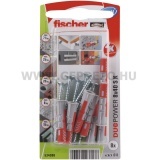 Fischer DUOPOWER műanyag dübel csavarral 8X40 S K