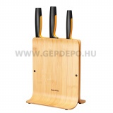 Fiskars Functional Form késblokk bambuszból 3 késsel