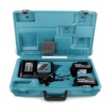 Makita 2db BL1850B+DC18RC töltő csomag kofferben