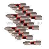 Makita impact PREMIER torziós csavarbehajtó bit PH2 25mm 15db