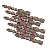 Makita impact PREMIER torziós csavarbehajtó bit PH2 50mm 10db