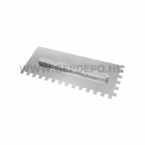 Bihui fogazott glettvas lap - 280 x 115 mm, 10 mm-es fogakkal