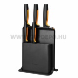 Fiskars Functional Form késblokk műanyag tartóban 5 késsel