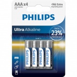 Philips Ultra Alkaline LR03-E4B/10 AAA mikro elem LR03 4db/csomag