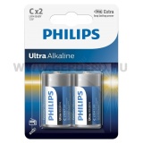 Philips UltraAlkaline LR14E2B/10 C baby elem LR14 2db/csomag