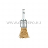 Makita drótkefe sárgaréz bevonattal 19mm 1/4"