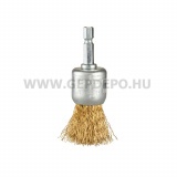 Makita drótkefe sárgaréz bevonattal 24mm 1/4"