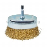 Makita drótkefe csésze sárgaréz bevonattal 80mm 1/4"