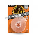 Gorilla Heavy Duty Mounting Tape kétoldalú, átlátszó ragasztószalag 25,4mm x 3,8m