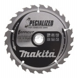 Makita EFFICUT körfűrészlap fa vágáshoz 165mm f:20 Z25