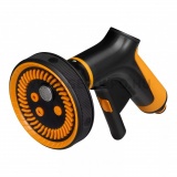 Fiskars Comfort locsolópisztoly, multi, markolatvezérlésű