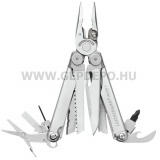 Leatherman Wave Plus multiszerszám, natúr, fekete gyöngyvászon tok
