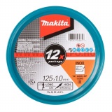 Makita vágótárcsa inoxhoz 125x1,0mm A60U-BF 12 darab