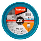 Makita vágótárcsa inoxhoz 115x1,0mm A60U-BF 25 darab