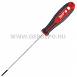 Milwaukee lapos csavarhúzó Tri-Lobe markolattal - SL0.5 x 3 x 150 mm