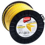 Makita szögletes damil, sárga, 3.0mm x 219m