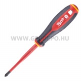 Milwaukee szigetelt csavarhúzó Tri-Lobe markolattal - PH2 x 100 mm