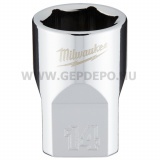 Milwaukee 3/8" Dugókulcsbetét rövid, 14 mm