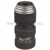 Milwaukee Dugókulcs adapter 3/8" Négyszög - 1/4" Hex