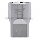 Milwaukee 1/2" Dugókulcsbetét rövid, 19 mm