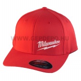 Milwaukee BCS BL baseball sapka, piros - S/M