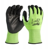 Milwaukee HI-VIS láthatósági vágásbiztos kesztyű - 3/C vágási szint - S/7