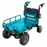 Makita DCU601Z akkus anyagmozgató talicska plató felépítménnyel 300 kg 2x18V LXT BL XPT
