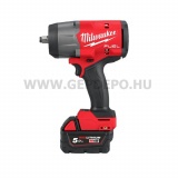 Milwaukee M18 FUEL FHIW2F12-502X akkus 1/2" ütvecsavarozó készlet - 2db akku, töltő, kofferben