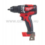 Milwaukee M18 CBLDD-0X akkus kompakt szénkefe nélküli fúrócsavarozó géptest kofferben