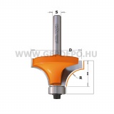 CMT szimplavállas rádiuszmaró DERLIN csapággyal R: 2 mm, D: 16,7 mm, L: 52,5 mm, S: 8 mm