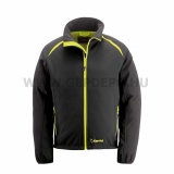 Kapriol EVO Soft shell dzseki fekete/citrom M