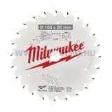 Milwaukee GEN II körfűrészlap kézi körfűrészhez 165mm f:20 Z24