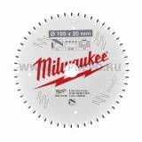 Milwaukee GEN II körfűrészlap kézi körfűrészhez 165mm f:20 Z52