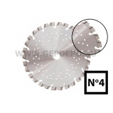 Abraboro gyémánttárcsa No.4 f:22,23, 125 mm