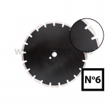 Abraboro aszfaltvágó gyémánttárcsa No.6 f:25,4, 400 mm