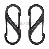 Nite Ize S-Biner acél dupla karabiner, #1, fekete - 2 db