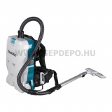 Makita Backpack akkus háti porszívó géptest HEPA 40 V max XGT Li-Ion BL 195 W, 20 kPa