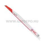 Milwaukee Sawzall Heavy Duty AX bontó orrfűrészlap SZEGES FA TPI:5, 300 mm