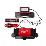 Milwaukee akkus fejlámpa 600 lumen, BOLT sisakokhoz, USB-vel