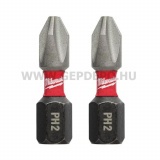 Milwaukee Shockwave Impact Duty kereszt bit PH2x25 mm - 2 db