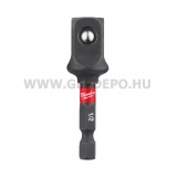 Milwaukee Shockwave Impact Duty 1/4" HEX -1/2" SQ dugókulcs adapter 55 mm