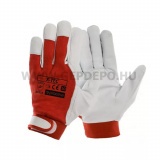 Procera X-Tec kecskebőr kesztyű, piros - XXL/11