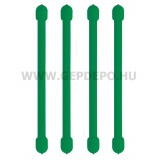 Gear Tie kötöző, 4 x 7,62 cm, zöld