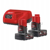 Milwaukee NRG Pack M12B4 akku és töltő szett