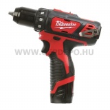 Milwaukee BDD-201C M12 szuperkompakt akkus fúró-csavarozó