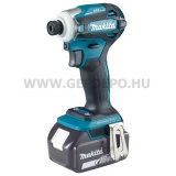 Makita DTD172RTJ ütvecsavarbehajtó 1/4 Makpac kofferben 18V LXT BL XPT