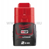 Milwaukee M12 B2 2,0Ah akkumulátor